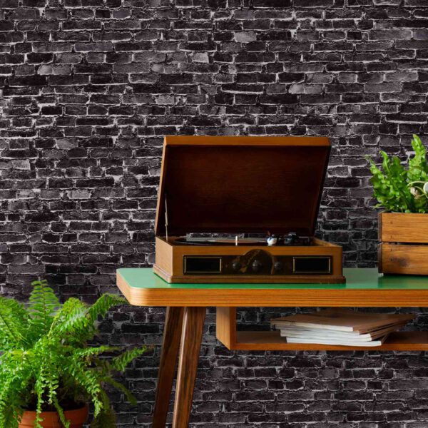 Wall Dreamer Panoramic wallpaper Perspective Rustique - Black WAD0201-1 - Image 5