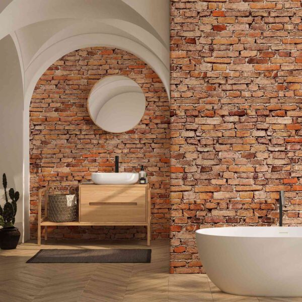 Wall Dreamer Panoramic wallpaper Perspective Rustique - Red WAD0201 - Image 5