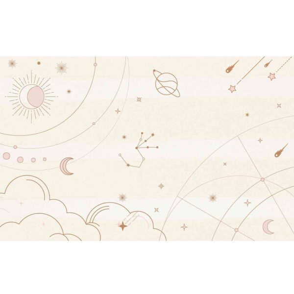 Wall Dreamer Panoramic wallpaper Pink Constellation WAD0172 - Image 2