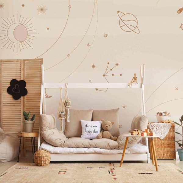 Wall Dreamer Panoramic wallpaper Pink Constellation WAD0172 - Image 5