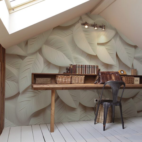 Wall Dreamer Panoramic wallpaper Soft Leaves WAD0207 - Image 3