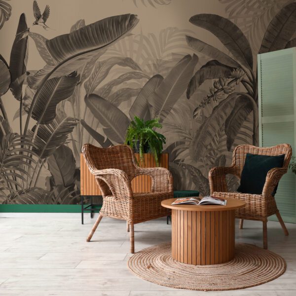 Wall Dreamer Panoramic Tropical Haven Sepia WAD0246-1 - Image 4