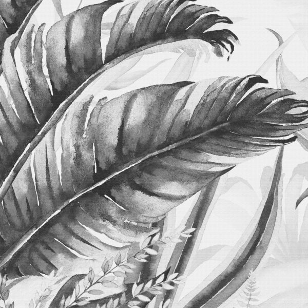 Wall Dreamer Panoramic wallpaper Tropical Magic Black and White WAD0240-1 - Image 2