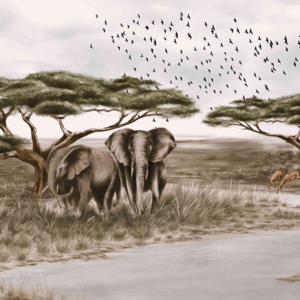 Wall Dreamer Panoramic wallpaper Wild Life WAD0166