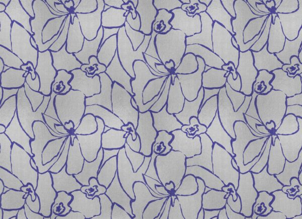 Coordonne Random Metallics II Blooming Silver Mural