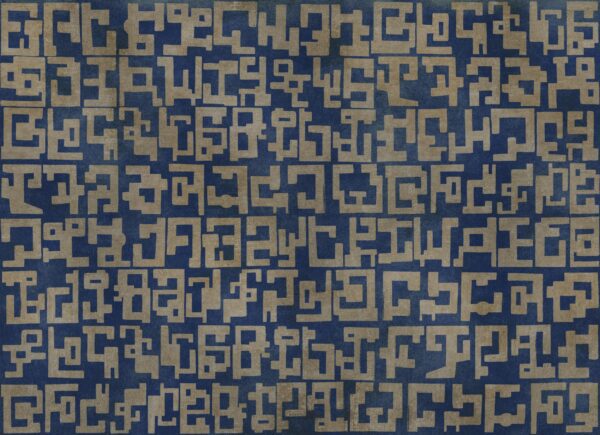 Coordonne Random Metallics II Gestural Silver Mural