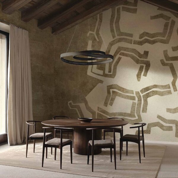 Coordonne Random Metallics II Leku Silver Mural - Image 2