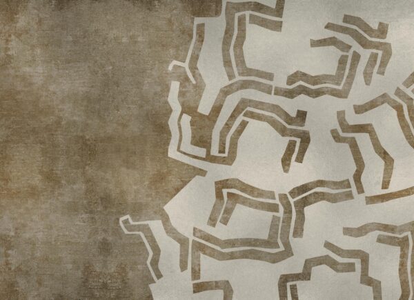 Coordonne Random Metallics II Leku Silver Mural