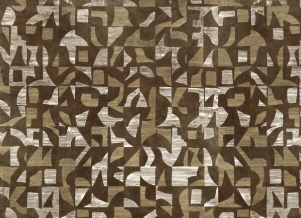 Coordonne Random Metallics II Woodblock Gold Mural