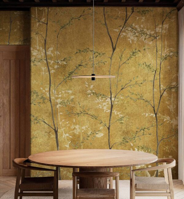 Coordonne Random Metallics II Woods Extra Gold Mural - Image 4